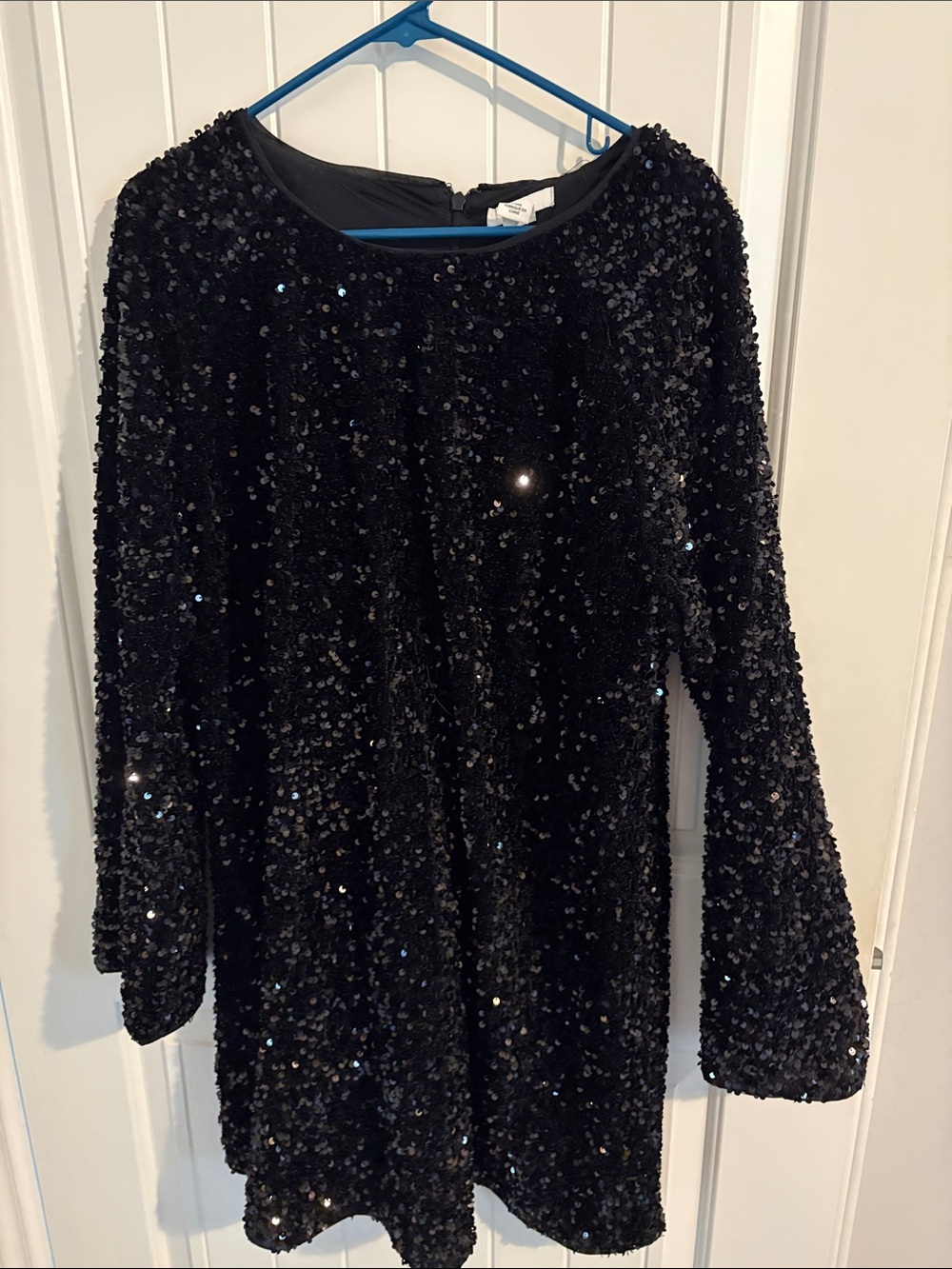 H&M Black Sequin Party Dress